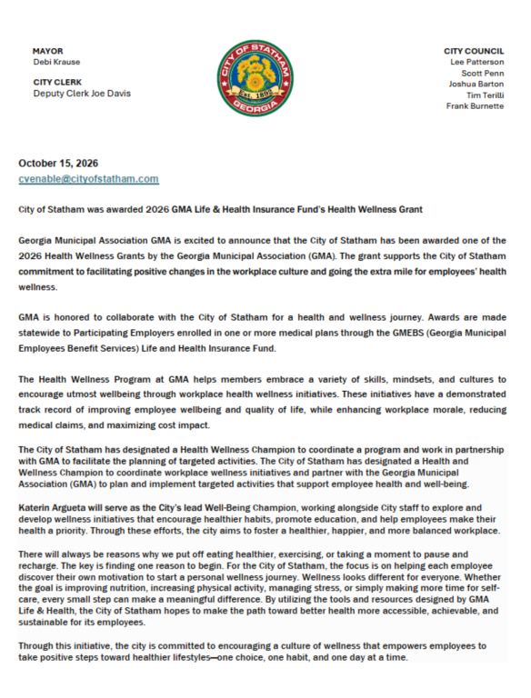 2026 Wellness Press Release